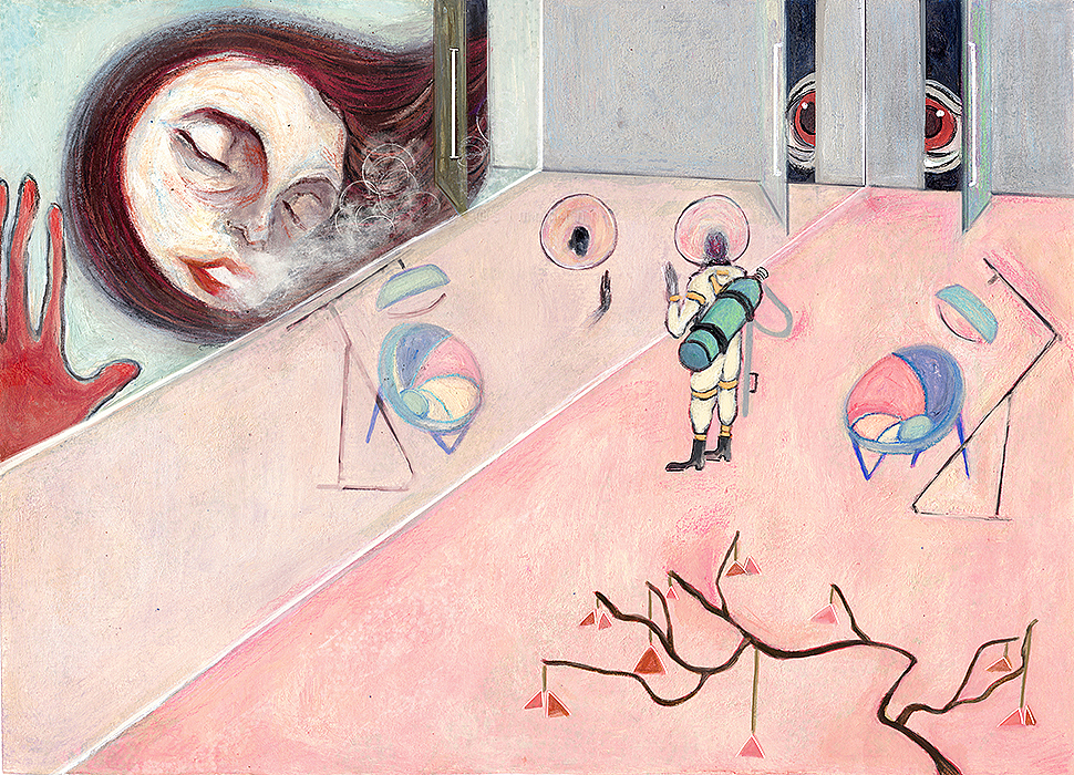 对话I［那些美好的，那些不存在的］（图ZNzExMjM3NTI=） - 绘画 - 站酷设计师晚門原创素材 - 站酷ZCOOL