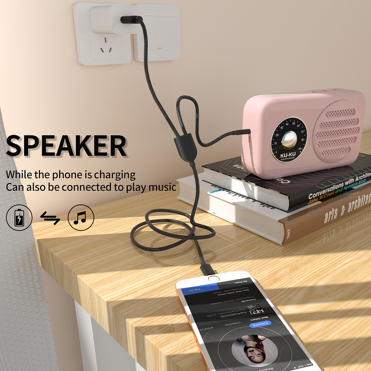 音频线亚马逊主图A+