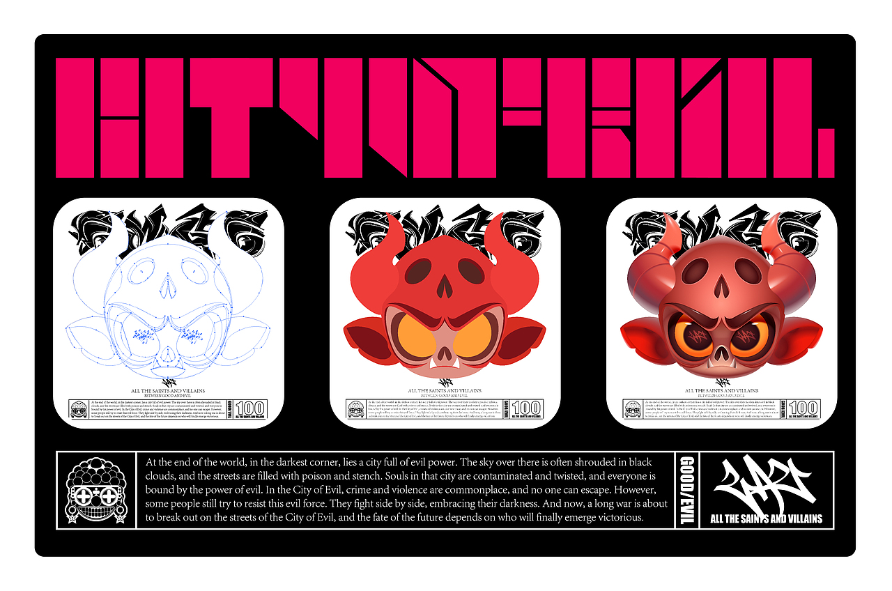 OMGO-CITYOFEVIL IP DAEMON系列(图ZMzYwODgwODQ0) - 新锐潮流插画 - 站酷设计师LAU丶一乂刂原创素材 - 站酷ZCOOL
