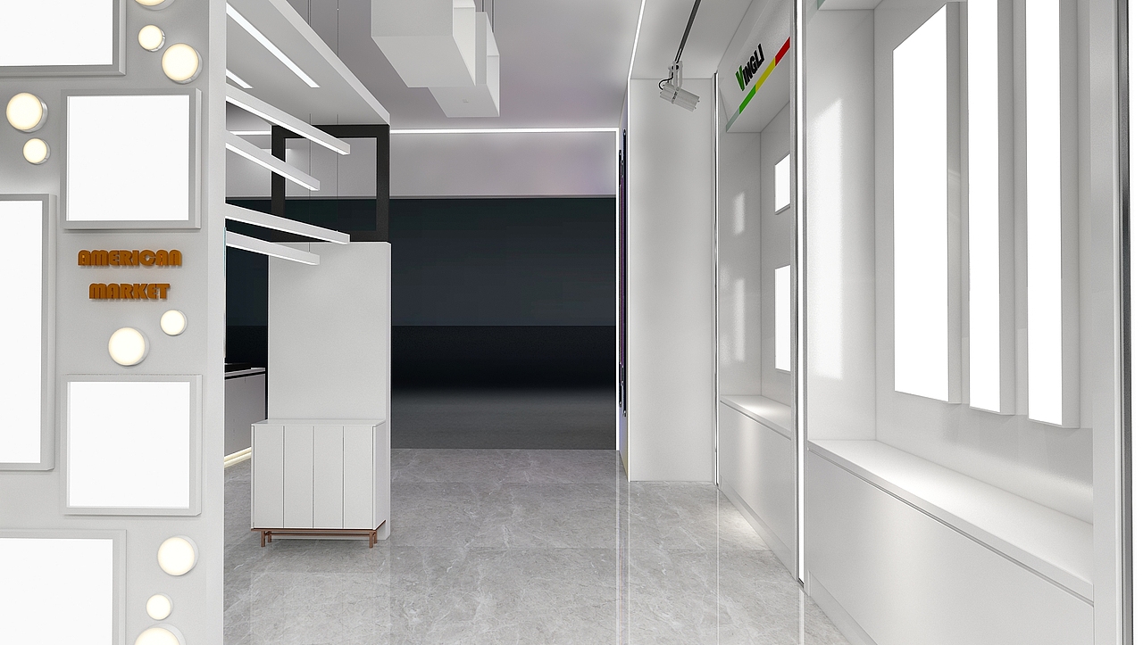 灯具店面效果图设计