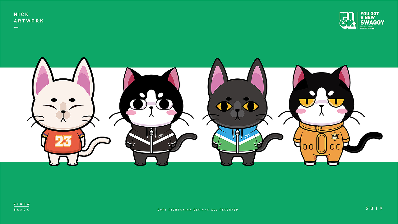 2018-2019插画总结（图ZMTQyNjE0ODUy） - 新锐潮流插画 - 站酷设计师NICK吕先生原创素材 - 站酷ZCOOL