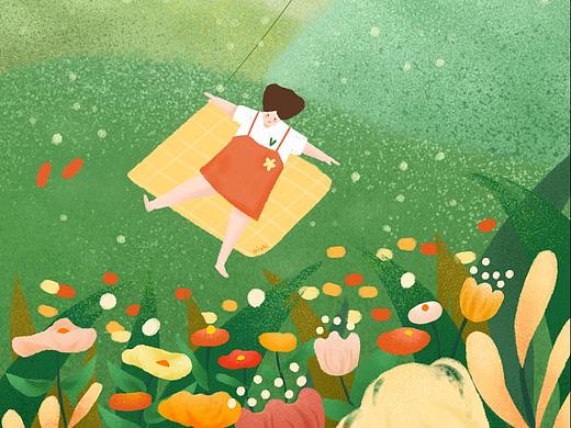 春分（个人主页-ZNTE0OTgxOTY=） - 商业插画 - 站酷设计师oooishi原创素材 - 站酷ZCOOL