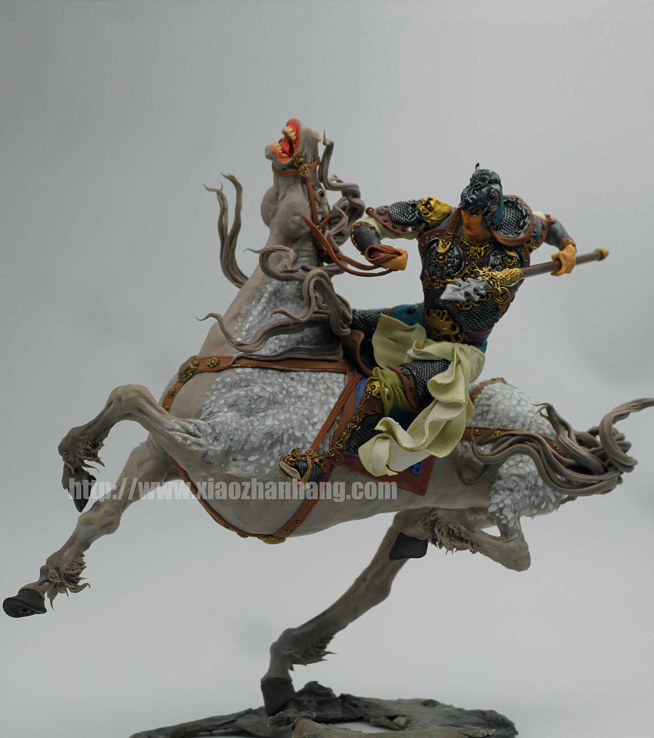 塑新斋分享中华文化瑰宝萧占行大师纯手工面塑彩塑2