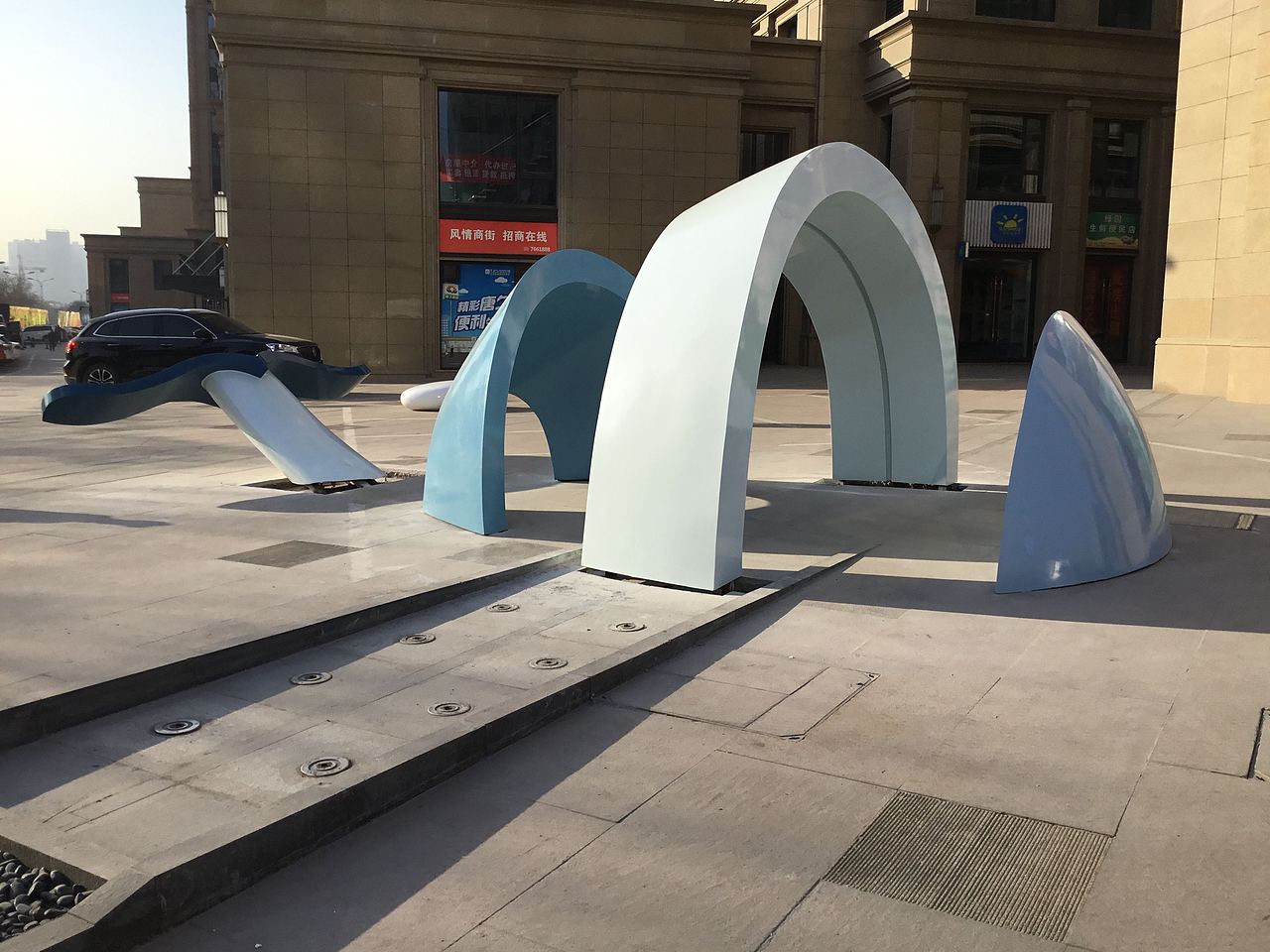 金属不锈钢雕塑锻造烤漆效果生产制作流程介绍