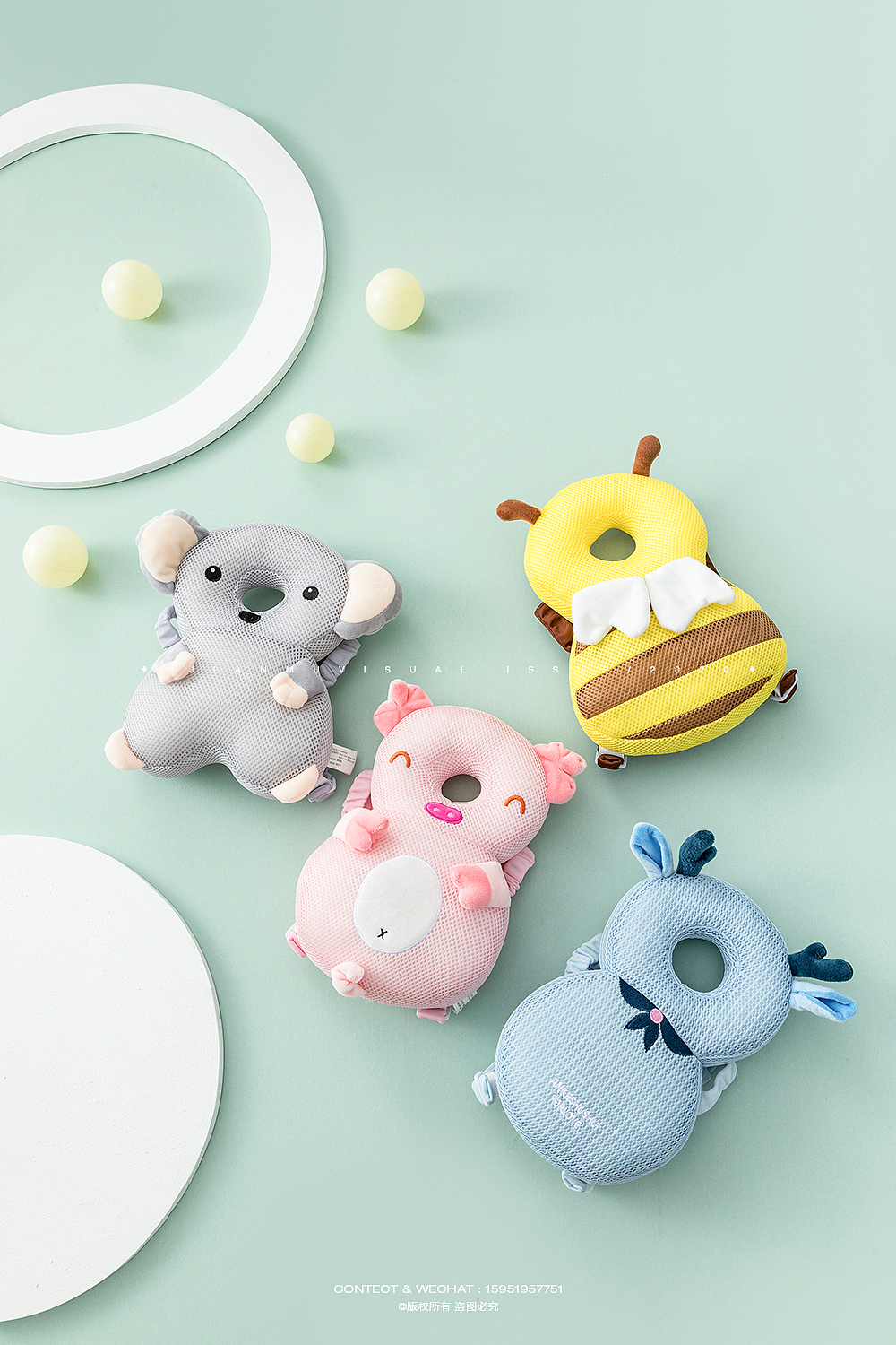 婴儿防摔枕 | 母婴用品枕头定型枕 静物摄影产品拍摄