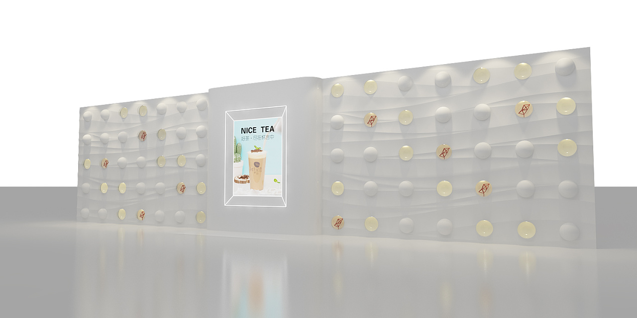 商场墙面造型设计