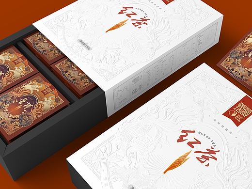 严选经典｜单芽云南红茶／绿茶包装设计