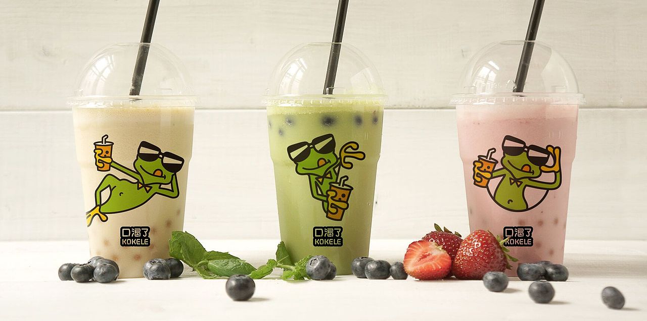 口渴了奶茶品牌LOGO设计（图ZMTU5NTA3NzMy） - 品牌 - 站酷设计师一生二设计原创素材 - 站酷ZCOOL