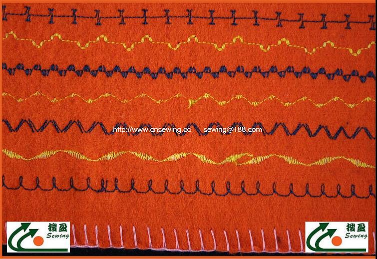 服装特种工艺样布图刺绣设计参考特种缝纫机针车效果图
