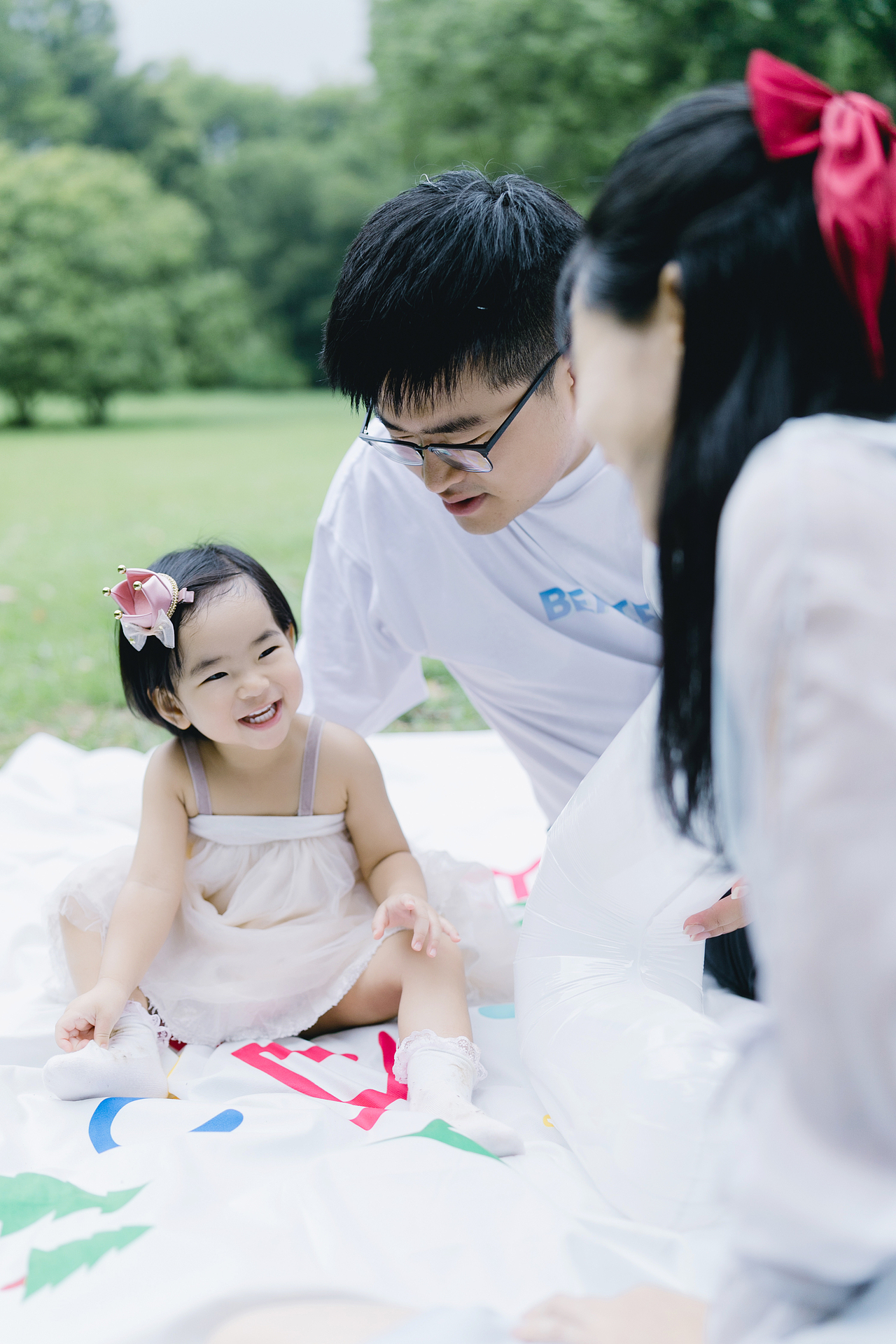 两岁的团团你好