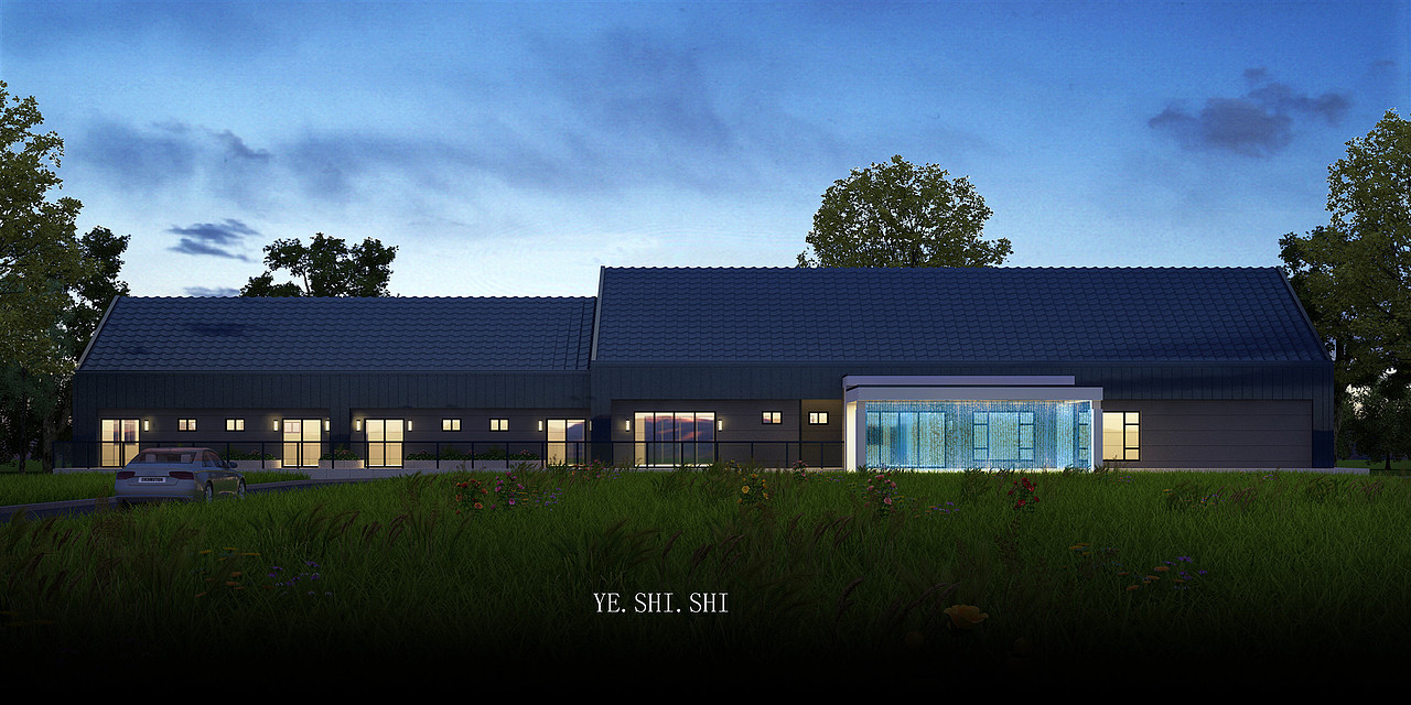 室外效果图-建筑外立面-鸟瞰（图ZMjQzNzk1Nzky） - 建筑设计 - 站酷设计师诗诗小仙女原创素材 - 站酷ZCOOL