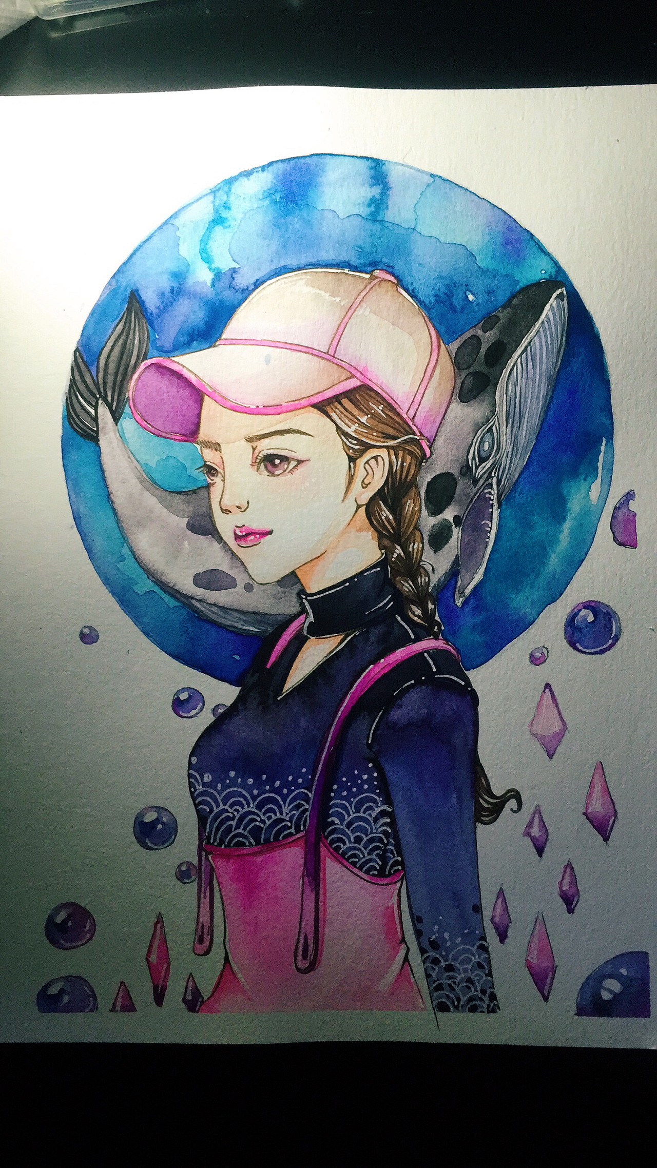 午夜小稿！（图ZODk4MTIzMTI=） - 商业插画 - 站酷设计师口口韩原创素材 - 站酷ZCOOL