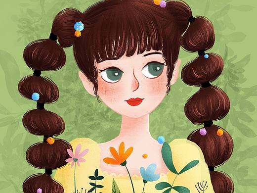 小姐姐头像（个人主页-ZNjYzMTU5Mjg=） - 商业插画 - 站酷设计师火烈鸟YY原创素材 - 站酷ZCOOL