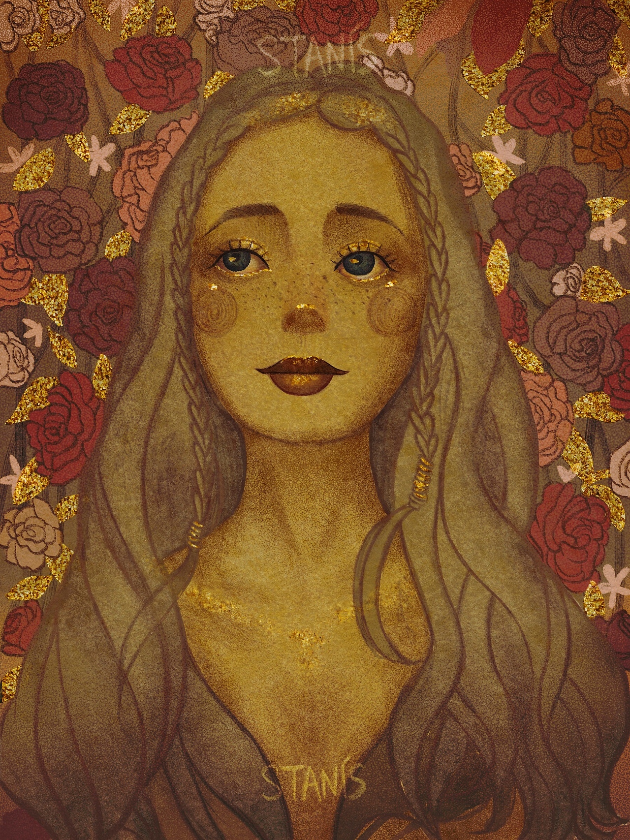 《亢奋》Cassie 人像插画