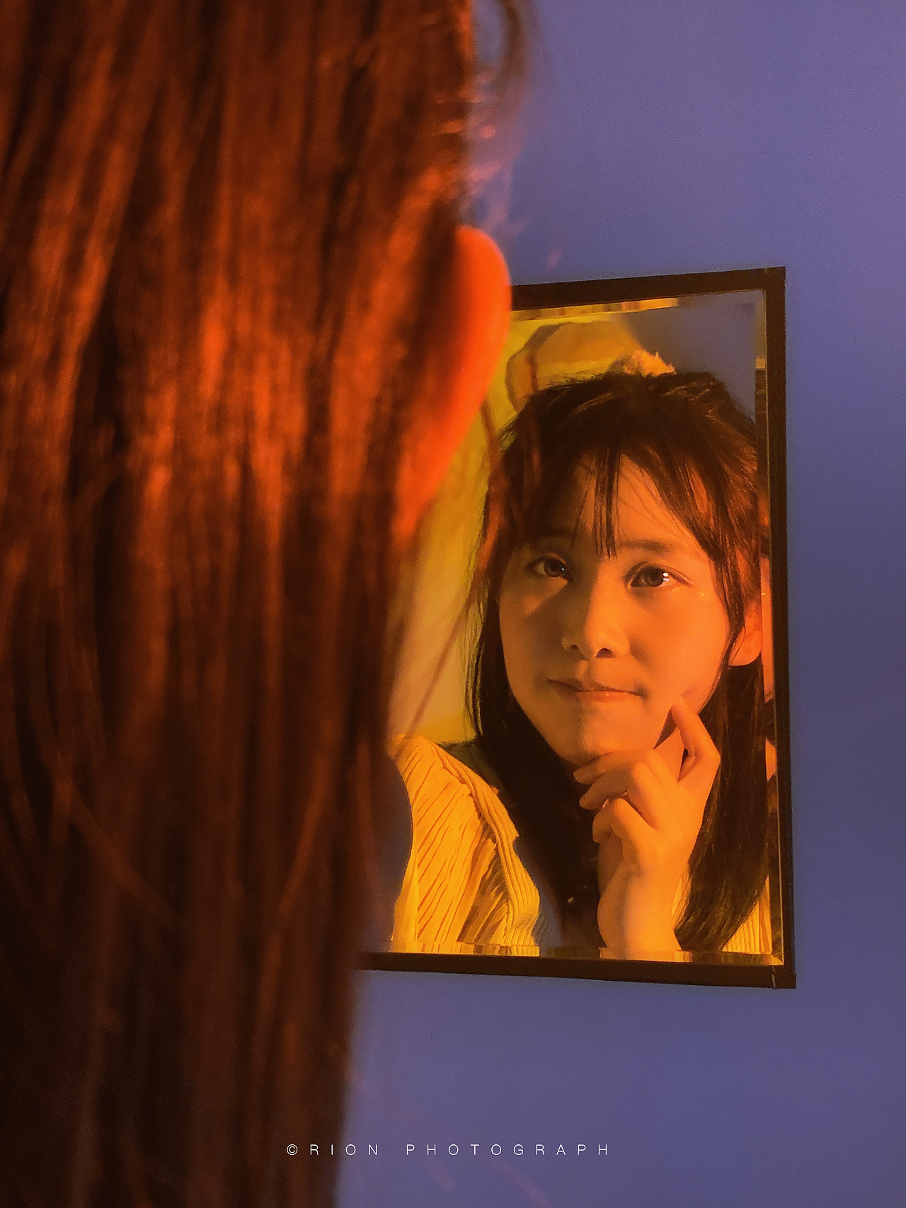 人像摄影丨日落灯写真