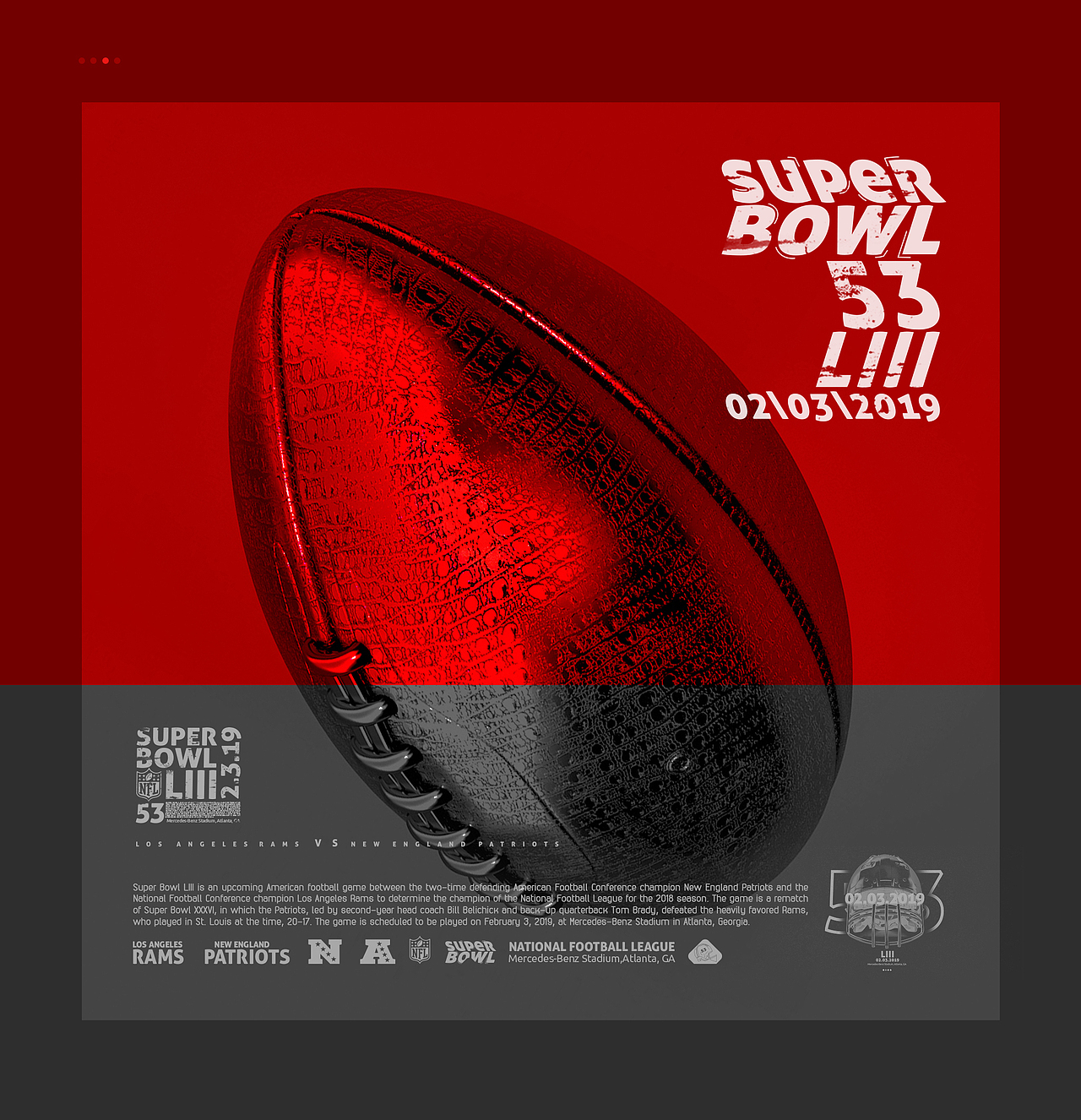 2019 Super Bowl · 超级碗（图ZMTQzNzM4MTI0） - 其他三维 - 站酷设计师玩索家原创素材 - 站酷ZCOOL