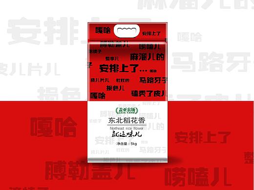 创意版大米包装