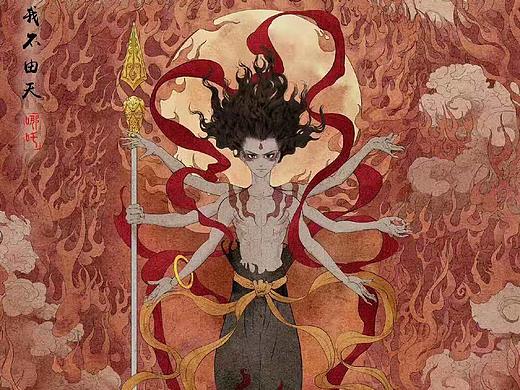 《哪吒之魔童降世》电影海报及创作过程