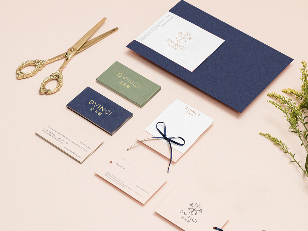 达芬奇花店品牌Logo平面设计（图ZMTc0MTcwNDIw） - Logo - 站酷设计师jemmajemmamin原创素材 - 站酷ZCOOL