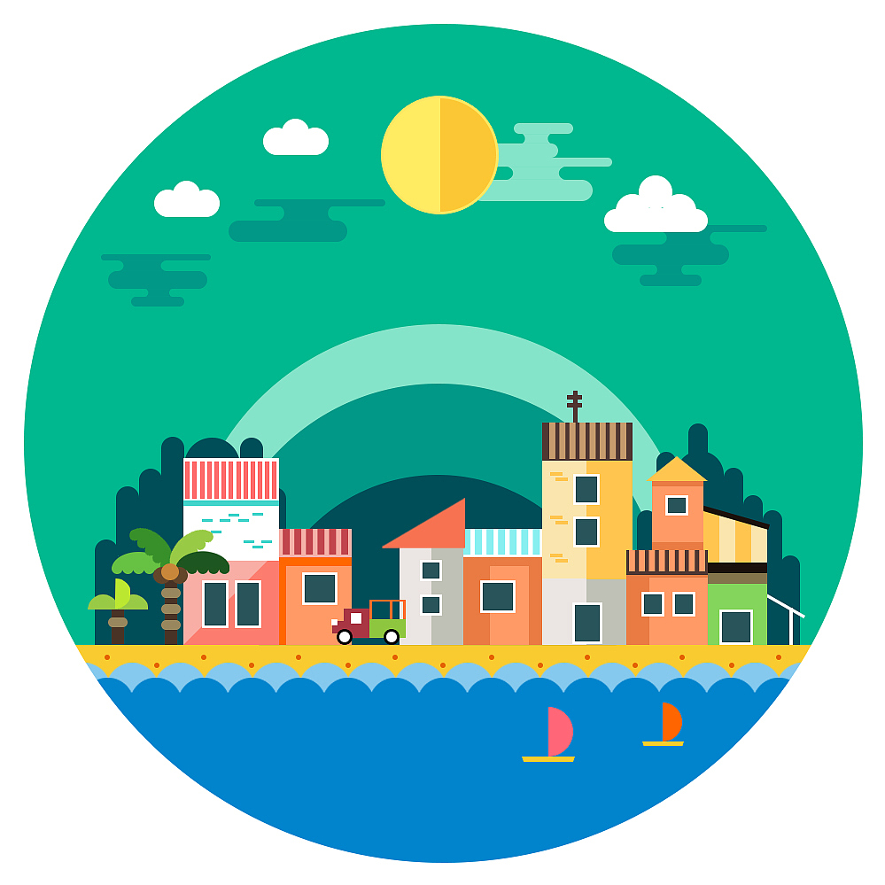 【扁平化设计】幻境