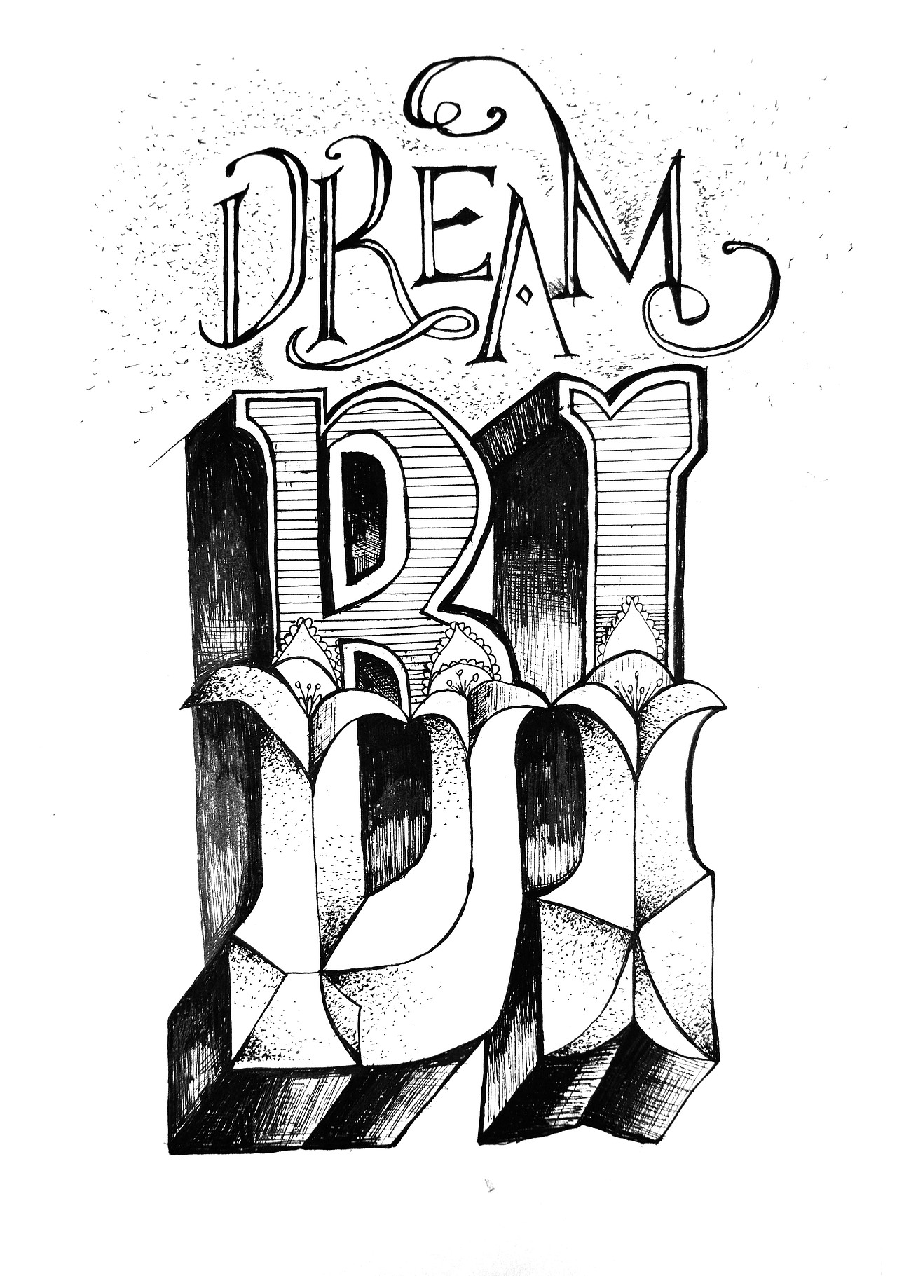 英伦风手绘插画