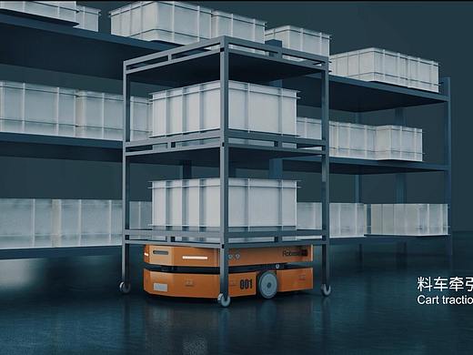 agv仓储物流场景展示
