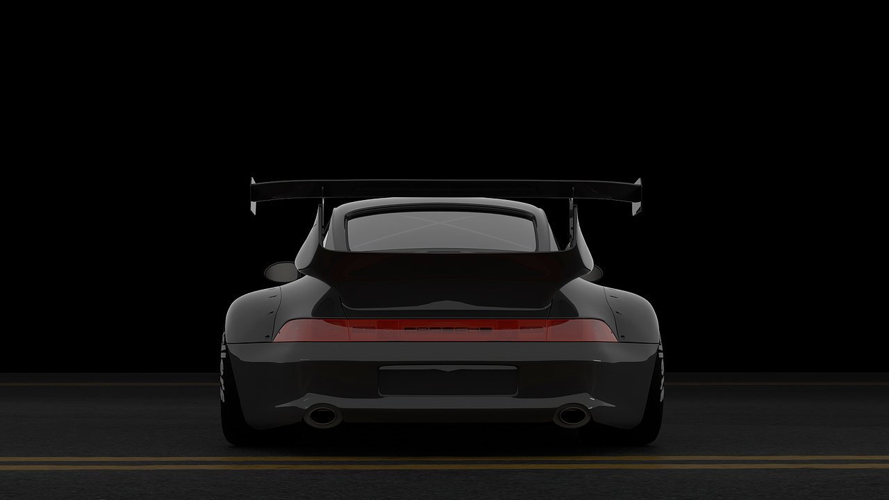 C4D | Porsche 993 RWB BLACK学员作品（图ZMjM2ODc4ODU2） - 机械/交通 - 站酷设计师HYPERSHARE原创素材 - 站酷ZCOOL