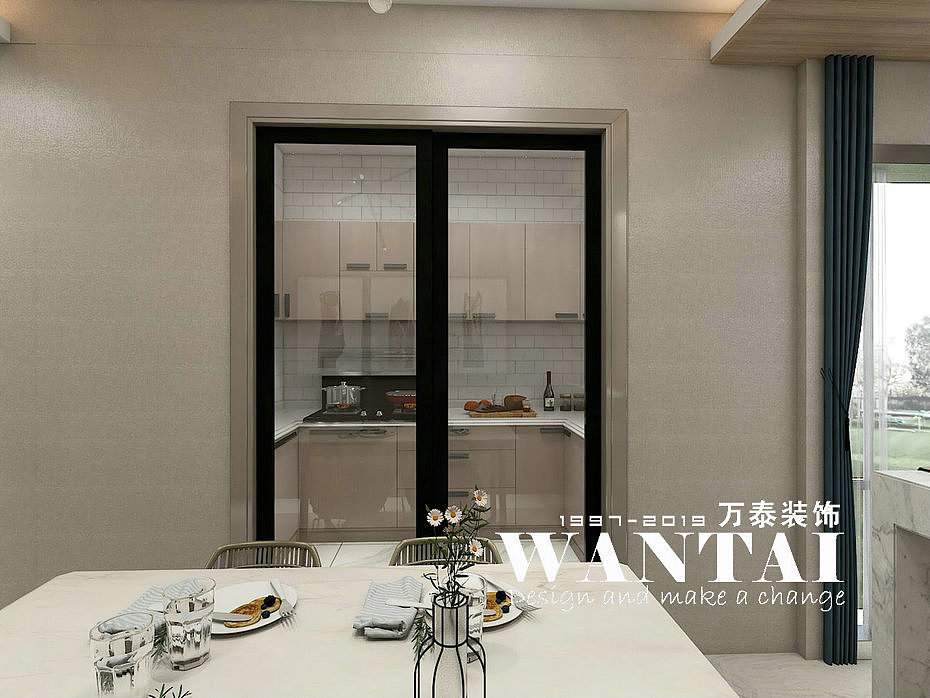 泰安山语观邸 140 m² 现代风格装修效果图——翟帅（图ZMTU3OTg5Nzg0） - 家装设计 - 站酷设计师万小泰原创素材 - 站酷ZCOOL