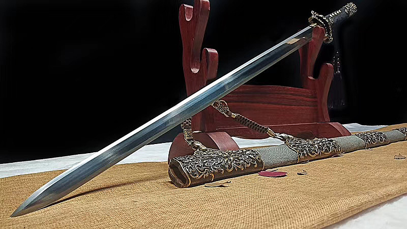 惊鲵唐剑（图ZMTg0ODkxNjUy） - 其他手工艺 - 站酷设计师林微w原创素材 - 站酷ZCOOL