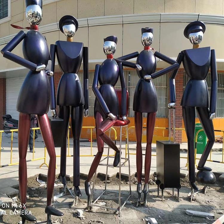 不锈钢雕塑 城市户外景观雕塑 不锈钢镂空雕塑