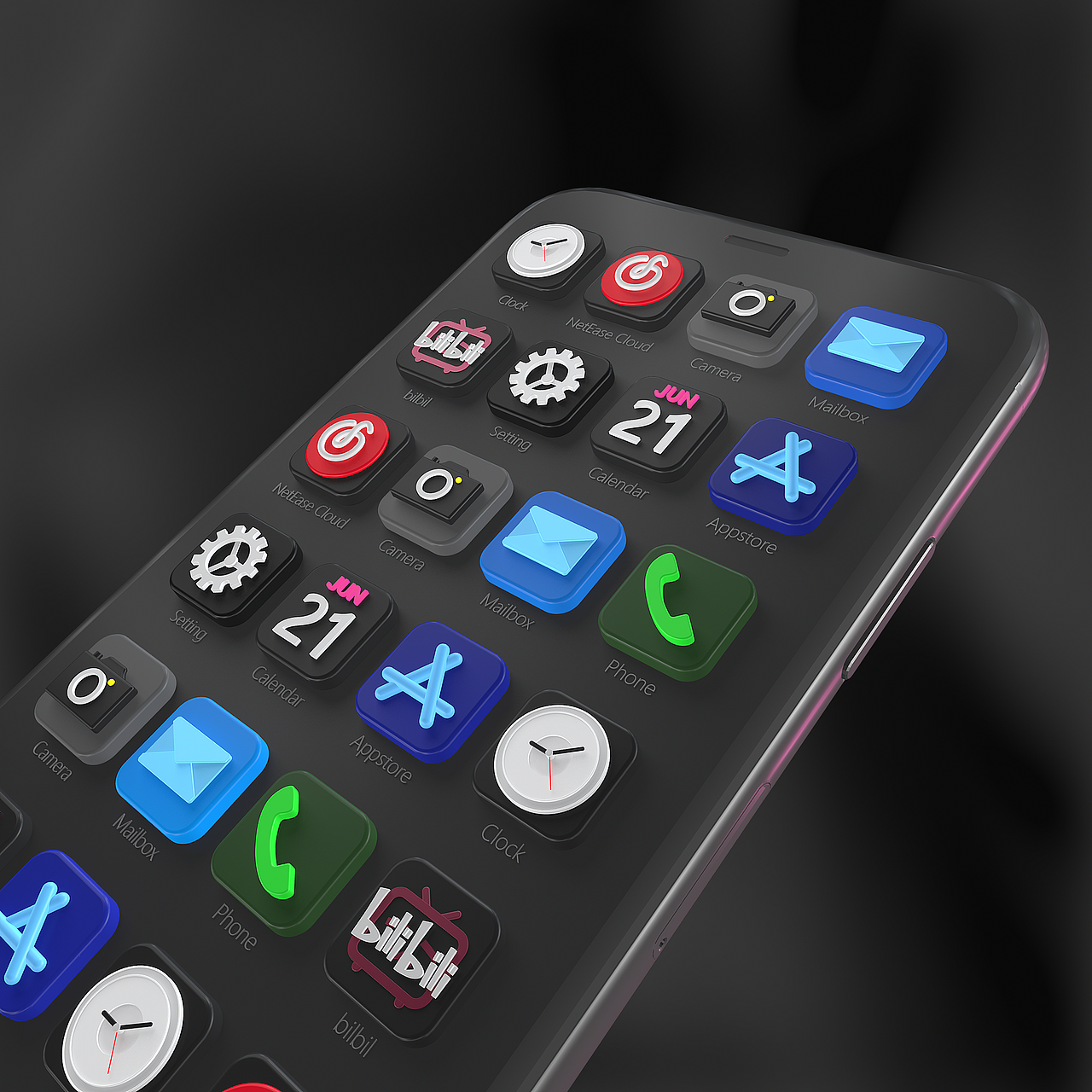 是的,我抄袭了苹果的3D图标设计