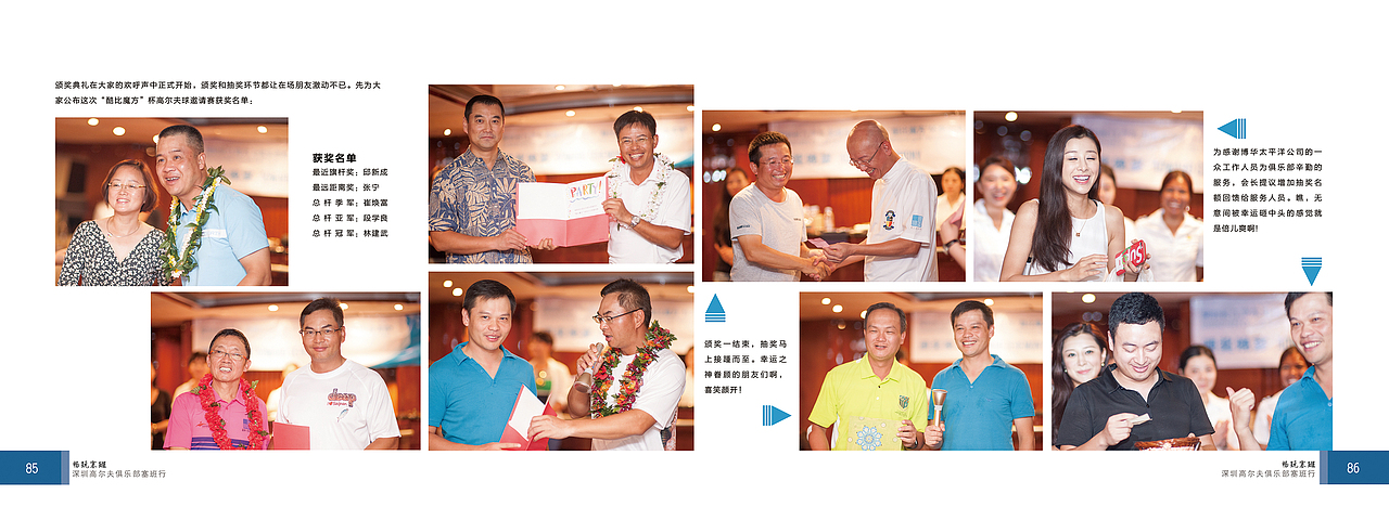 长江深圳高尔夫纪念相册