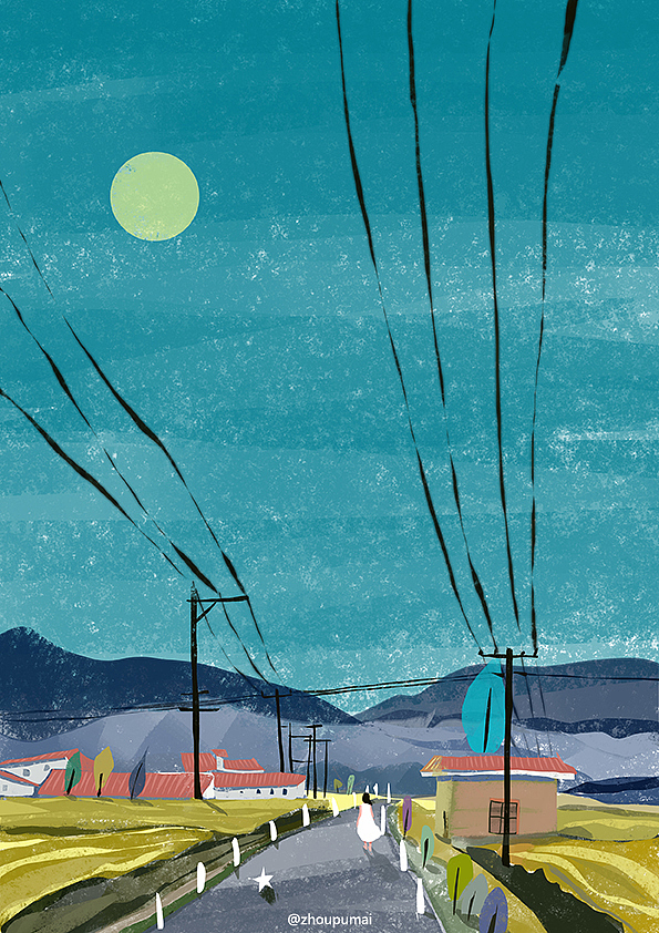 油菜花开（图ZOTU0NjQ1MTI=） - 商业插画 - 站酷设计师舟蒲麦原创素材 - 站酷ZCOOL