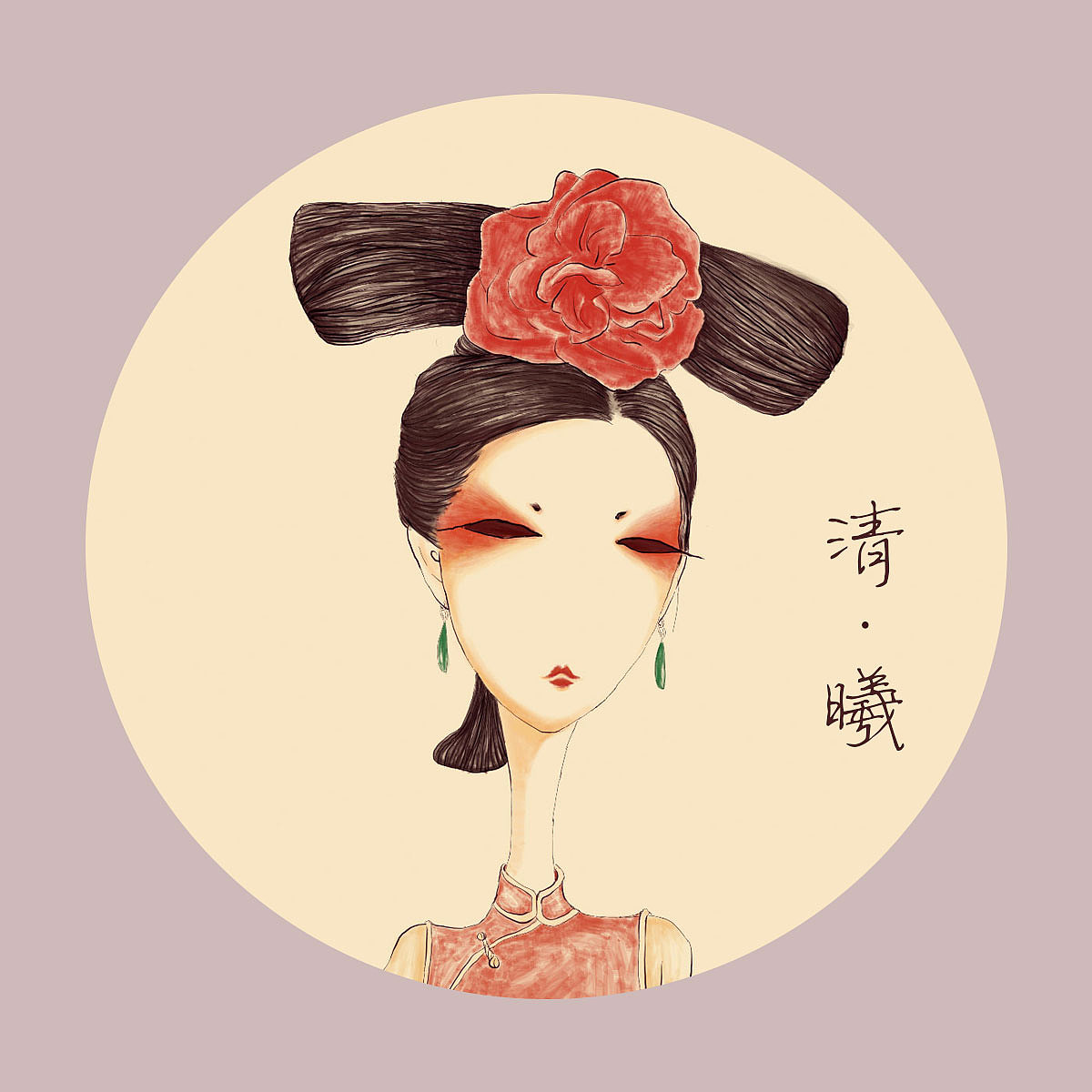 清宫系列插画（图ZNjkxNzAzODQ=） - 商业插画 - 站酷设计师风辞原创素材 - 站酷ZCOOL