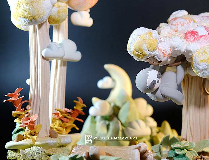 【超轻粘土】林中漫步。