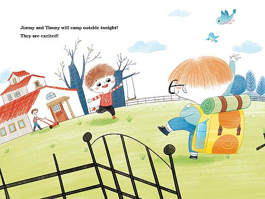 《Jimmy and Timmy Go Camping 》已出版商用