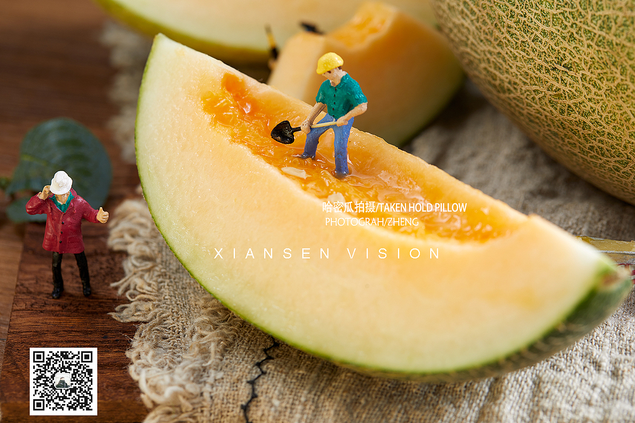 哈密瓜 哈密瓜水果拍摄 成都水果拍摄 摄影