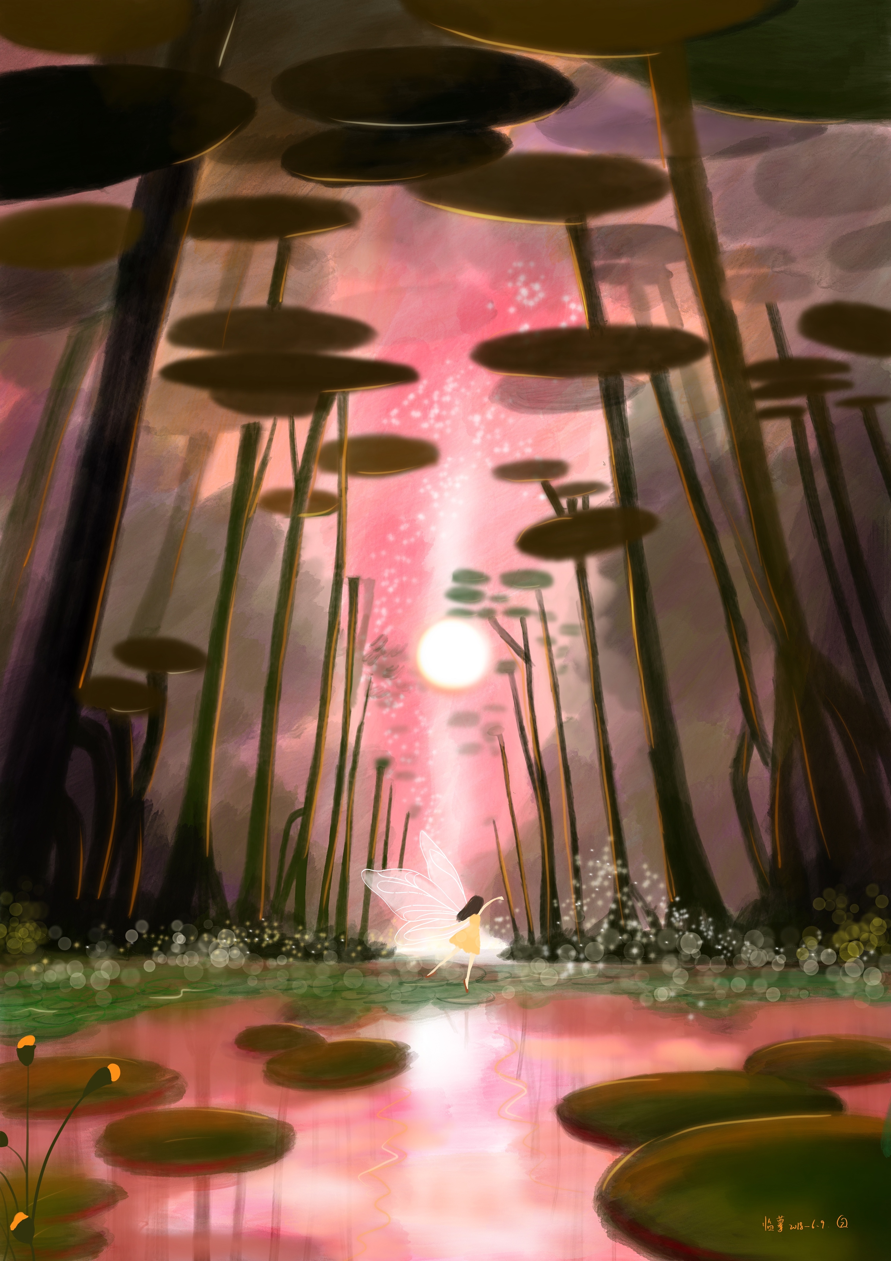 逆光森林|插画|插画习作|狐狸小盆友 - 原创作品 - 站酷 (zcool)