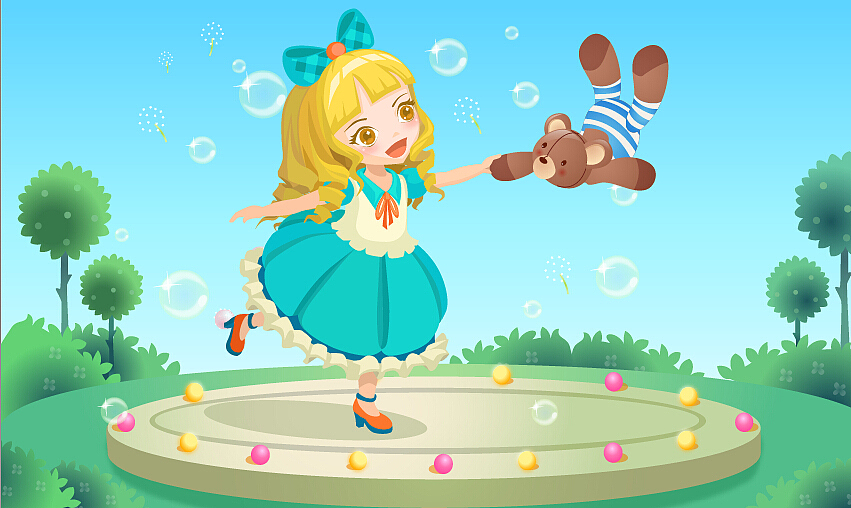 洋娃娃与小熊跳舞