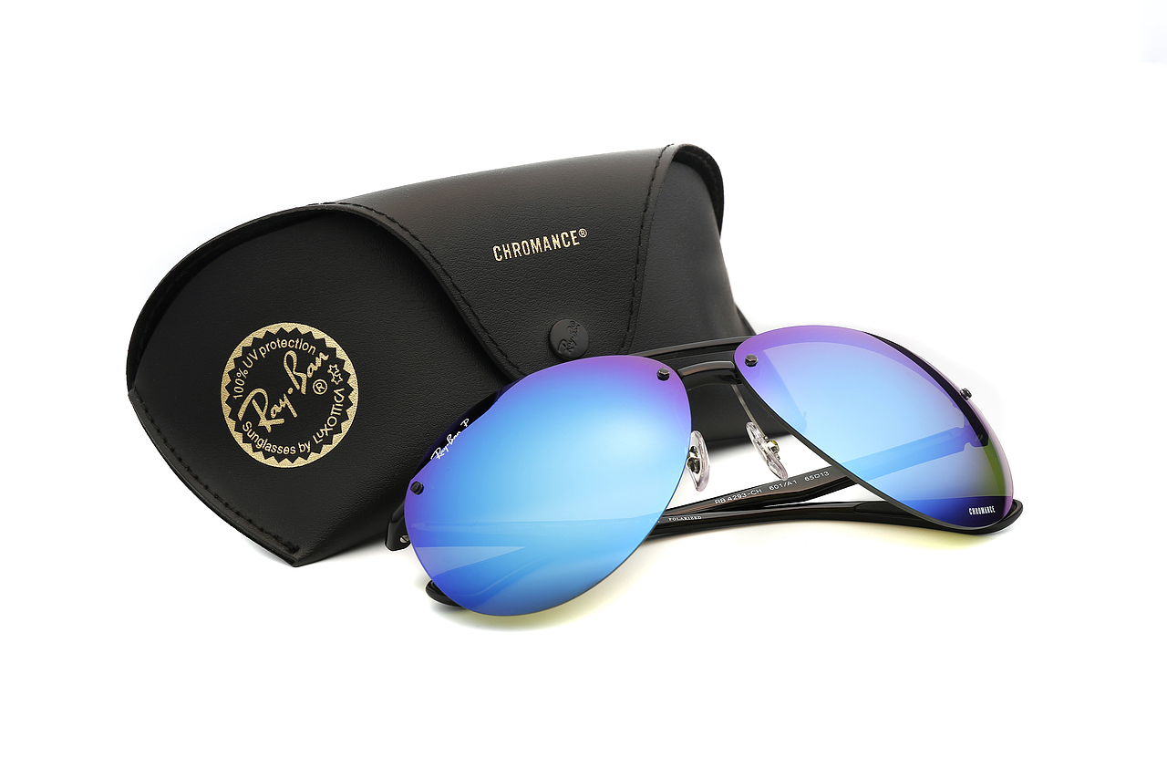 太阳镜拍摄-超大弧度镜面材质