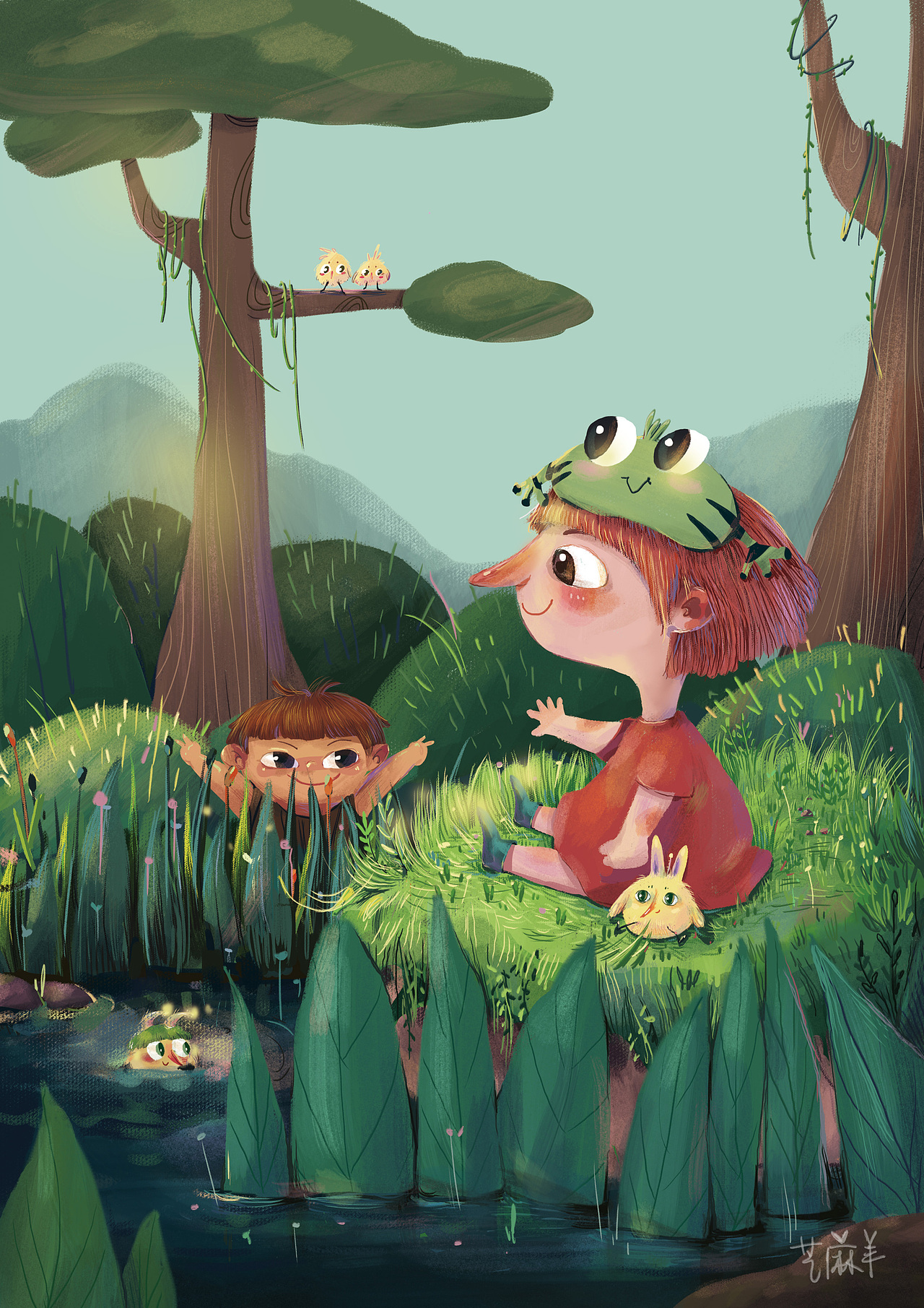 森林奇遇|插画|儿童插画|芬乐_原创作品-站酷(zcool)