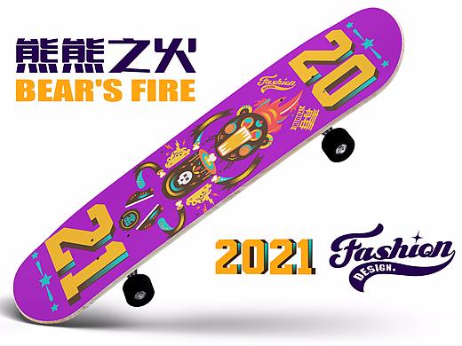 滑板插畫（個人主頁-ZNTAxNTAyMDQ=） - 商業(yè)插畫 - 站酷設計師安東尼520原創(chuàng)素材 - 站酷ZCOOL