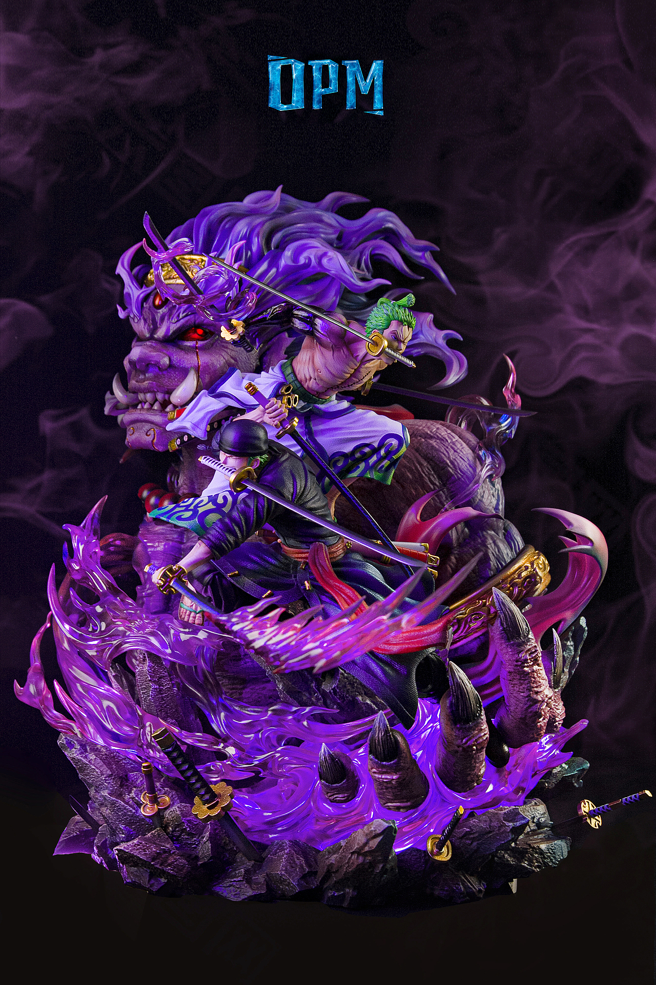 GK雕像设计|OPM阎魔索隆