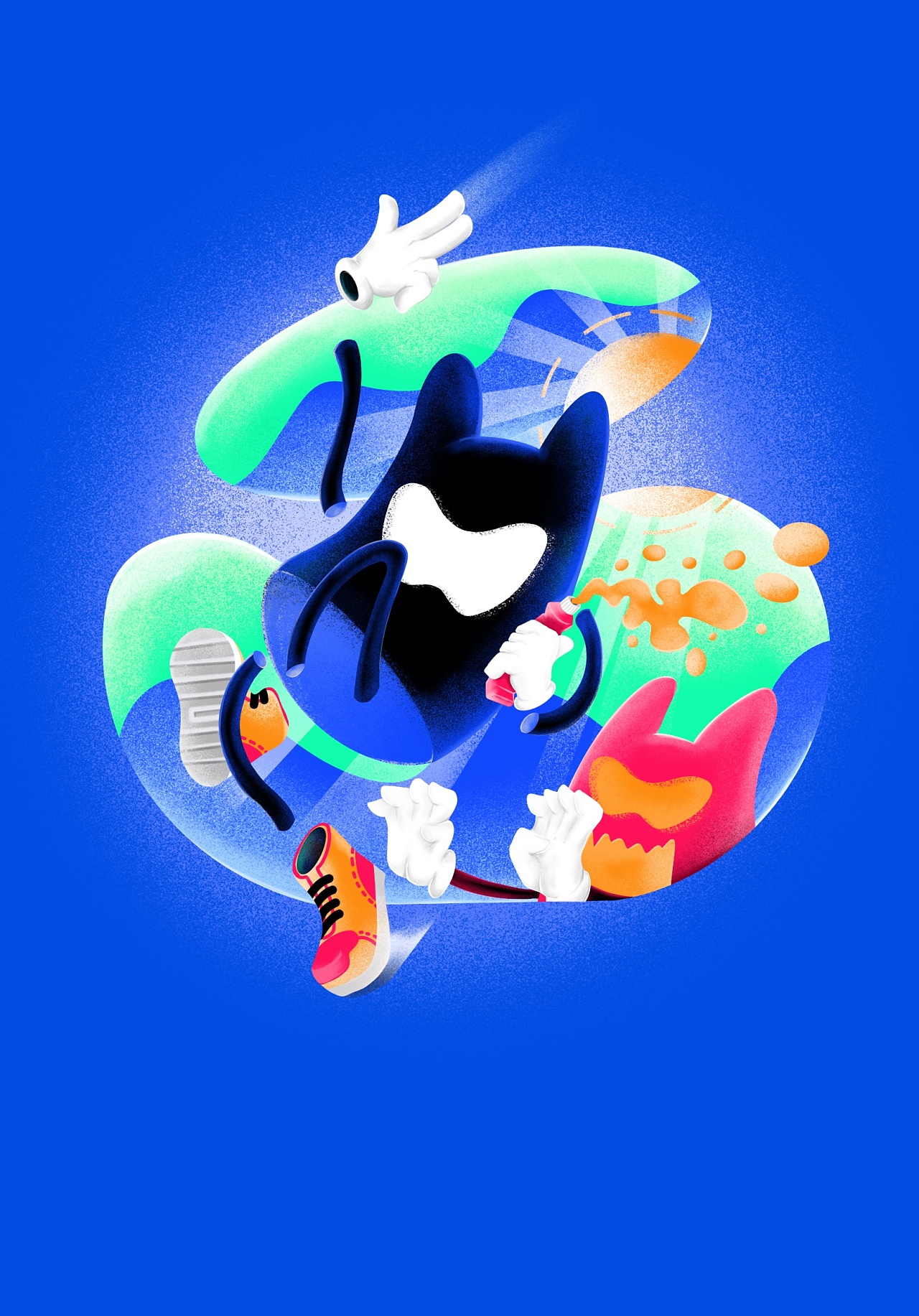 procreat手绘练习个人ip插画设定(四)