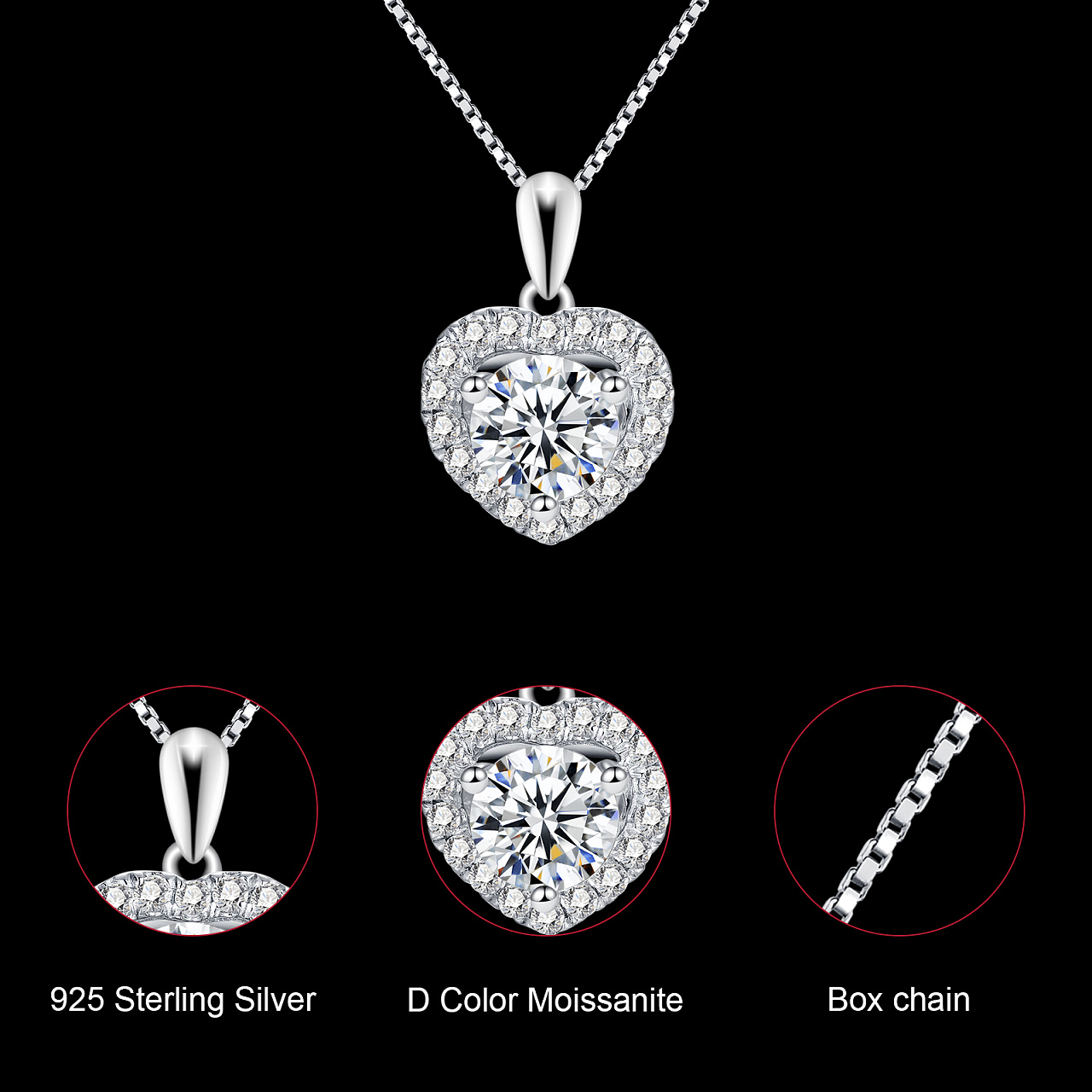 珠宝项链亚马逊主图