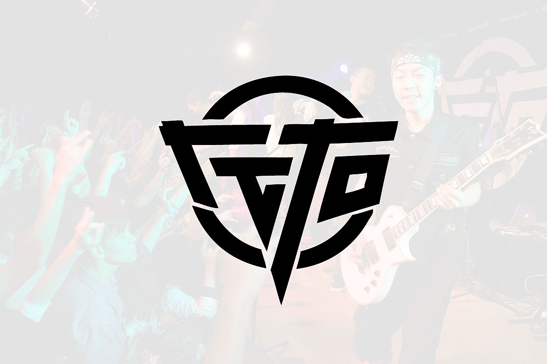 左右乐队logo设计