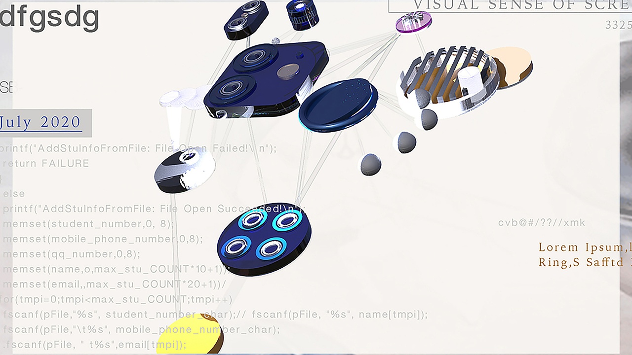 #2020青春答卷# 《屏幕感VISUAL SENSE ON SCREEN》（图ZMjE0MjI1NTU2） - 其他工业/产品 - 站酷设计师央美设计学院首饰设计方向原创素材 - 站酷ZCOOL