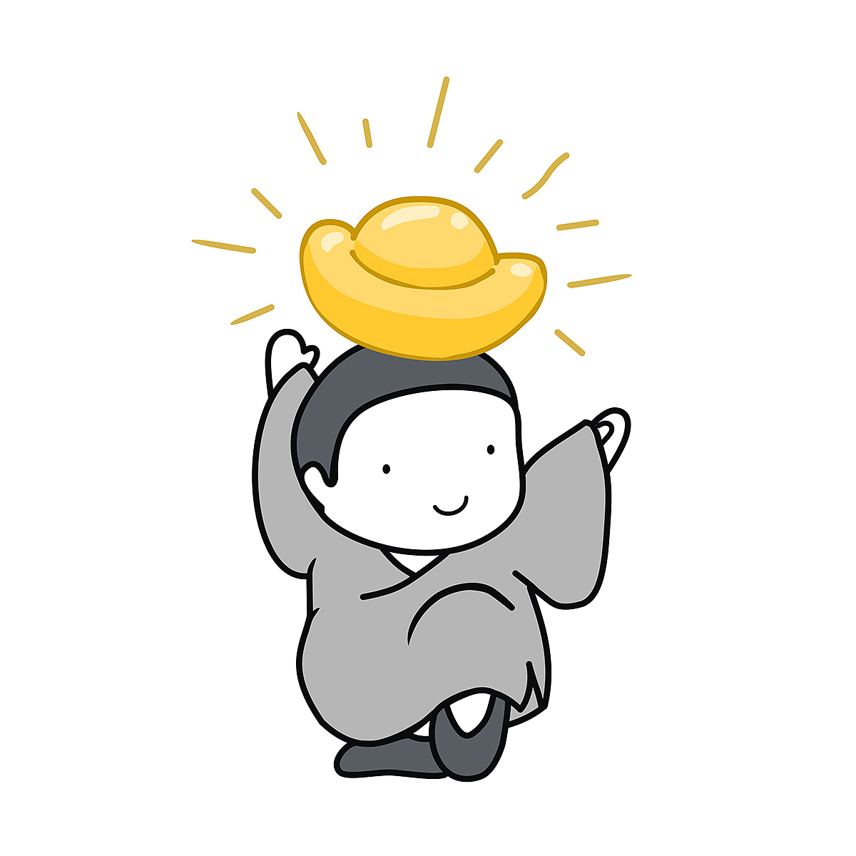 佛系惠二的祝福（圖ZMjcwMTAyNDAw） - 網(wǎng)絡(luò)表情 - 站酷設(shè)計(jì)師善樂生文化原創(chuàng)素材 - 站酷ZCOOL