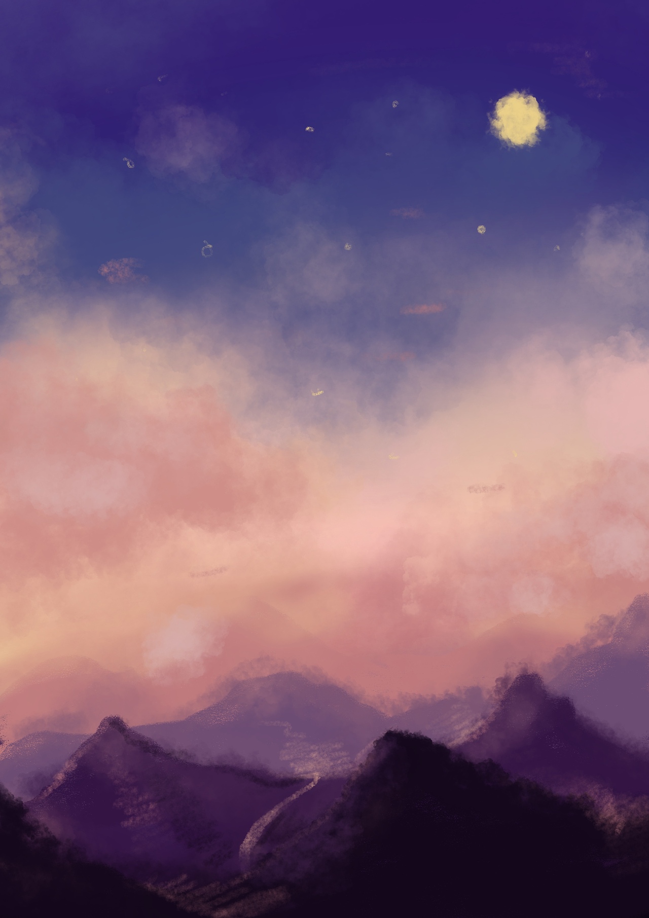 iPad+Apple Pencil Procreate 渐变色