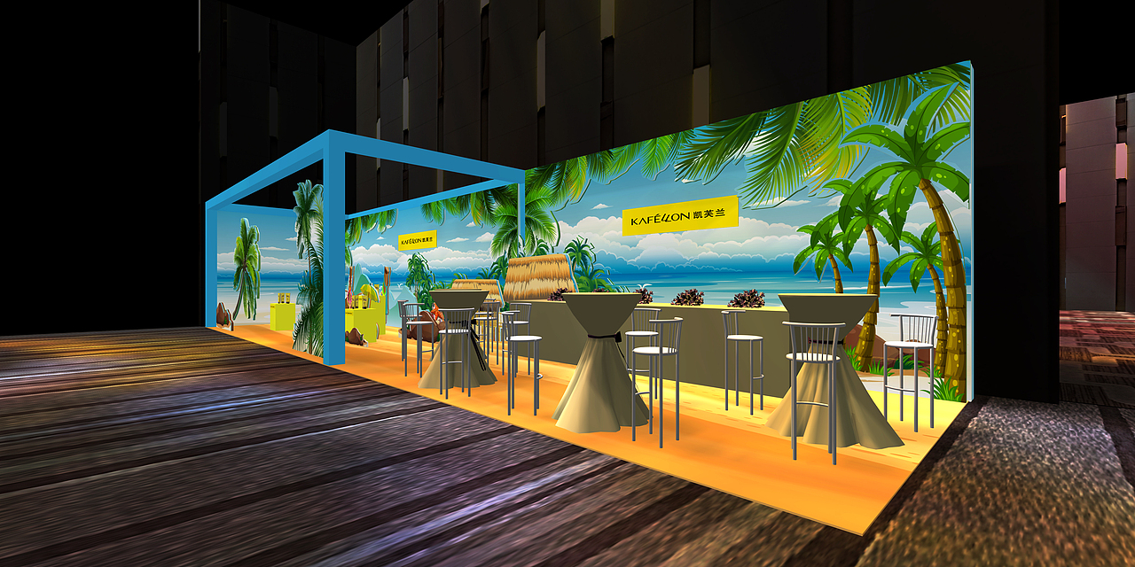 凯芙兰场景效果图（图ZNjY5MjIxNDg=） - 舞台美术 - 站酷设计师黃毫金工作室原创素材 - 站酷ZCOOL